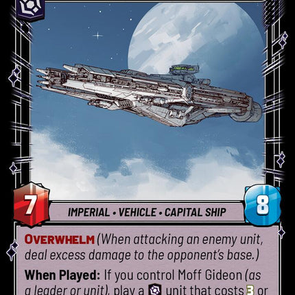 Gideon's Light Cruiser - Dark Troopers' Station (242/262) (242/262) [Shadows of the Galaxy]