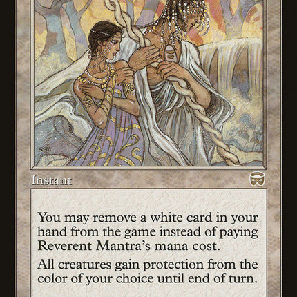 Reverent Mantra [Mercadian Masques]