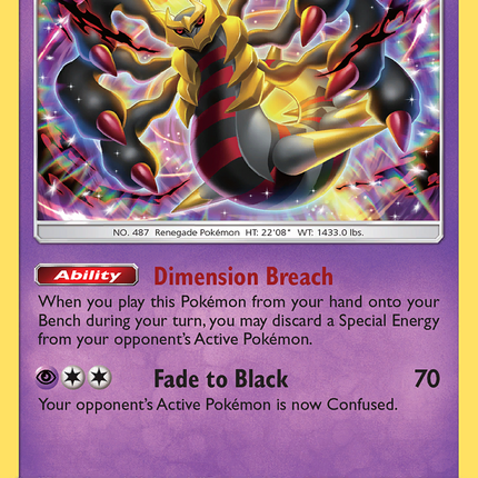 Giratina (86/236) [Sun & Moon: Unified Minds]