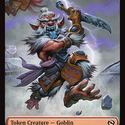 Goblin // Solider (0004) Double-Sided Token [Tarkir: Dragonstorm Commander Tokens]