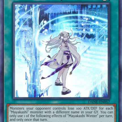 Mayakashi Winter [DANE-EN057] Super Rare