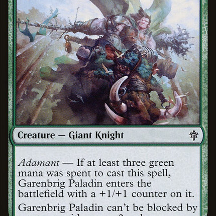 Garenbrig Paladin [Throne of Eldraine]