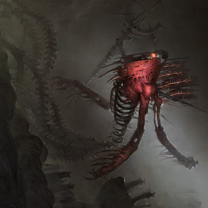 Drivnod, Carnage Dominus Art Card (Gold-Stamped Signature) [Phyrexia: All Will Be One Art Series]