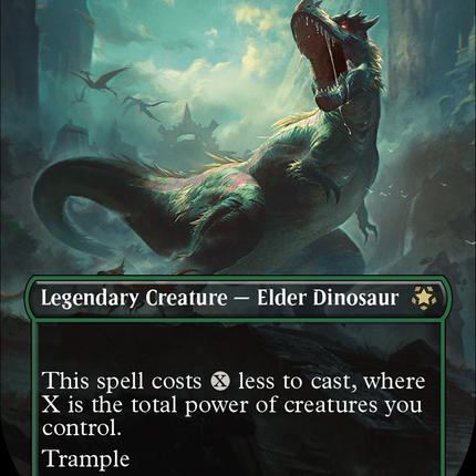 Ghalta, Primal Hunger (Borderless) [The Lost Caverns of Ixalan Special Guests]
