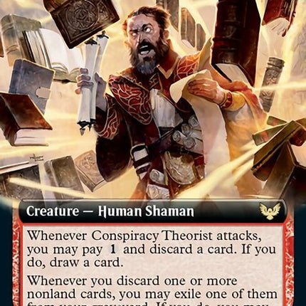 Conspiracy Theorist (Extended Art) [Strixhaven: School of Mages]