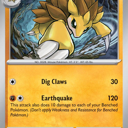 Sandslash (098/167) [Scarlet & Violet: Twilight Masquerade]