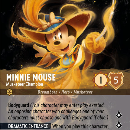 Minnie Mouse - Musketeer Champion (Enchanted) (206/204) [Ursula's Return]