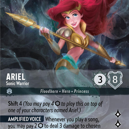 Ariel - Sonic Warrior (Enchanted) (220/204) [Ursula's Return]
