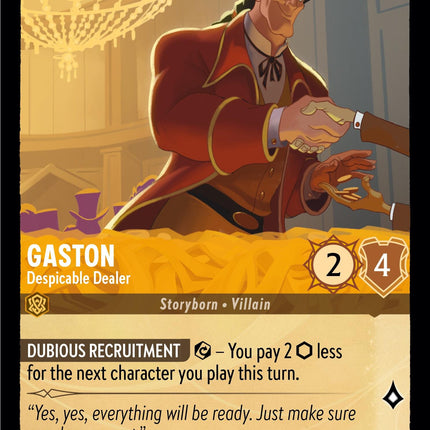 Gaston - Despicable Dealer (10/204) [Ursula's Return]