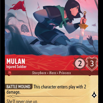 Mulan - Injured Soldier (116/204) [Ursula's Return]