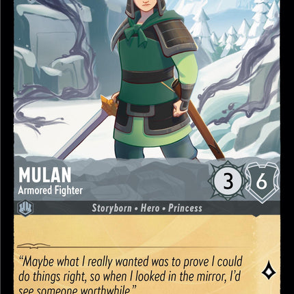 Mulan - Armored Fighter (189/204) [Ursula's Return]