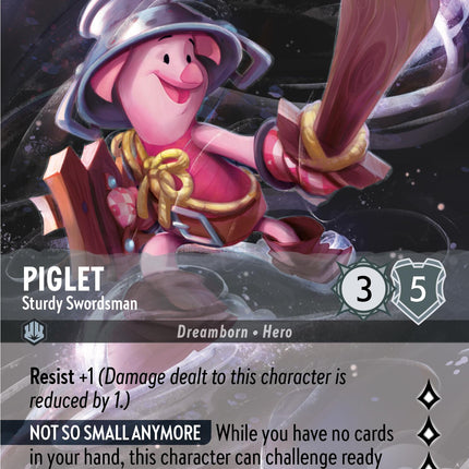 Piglet - Sturdy Swordsman (Enchanted) (221/204) [Ursula's Return]