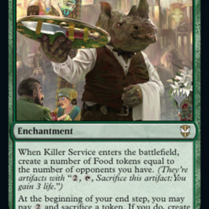 Killer Service (Promo Pack) [Streets of New Capenna Commander Promos]