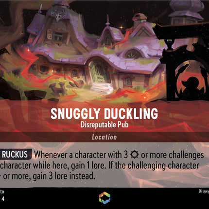 Snuggly Duckling - Disreputable Pub (Enchanted) (216/204) [Ursula's Return]