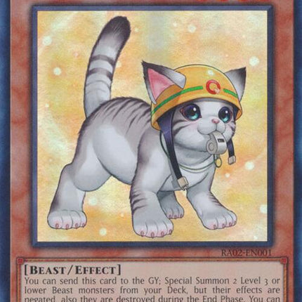 Rescue Cat (Alternate Art) [RA02-EN001] Super Rare