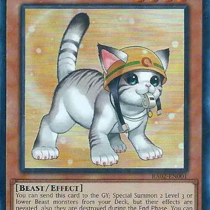 Rescue Cat (Alternate Art) (UR) [RA02-EN001] Ultra Rare