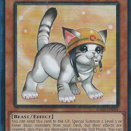 Rescue Cat (Alternate Art) (PCR) [RA02-EN001] Prismatic Collector's Rare