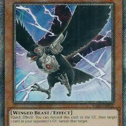 D.D. Crow (Platinum Secret Rare) [RA02-EN002] Platinum Secret Rare