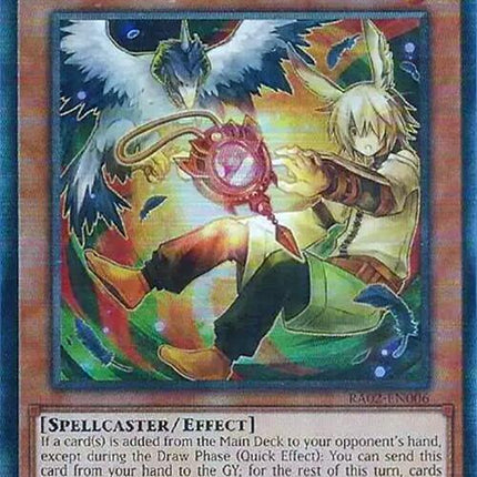 Droll & Lock Bird (Alternate Art) (PUR) [RA02-EN006] Prismatic Ultimate Rare