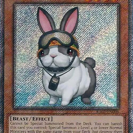 Rescue Rabbit (Platinum Secret Rare) [RA02-EN008] Platinum Secret Rare
