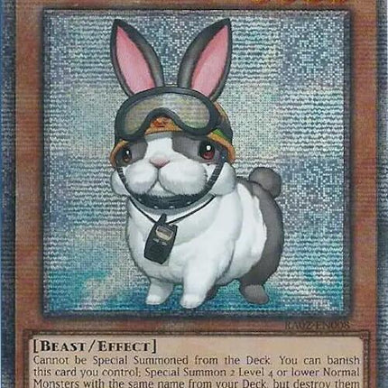 Rescue Rabbit (Quarter Century Secret Rare) [RA02-EN008] Quarter Century Secret Rare