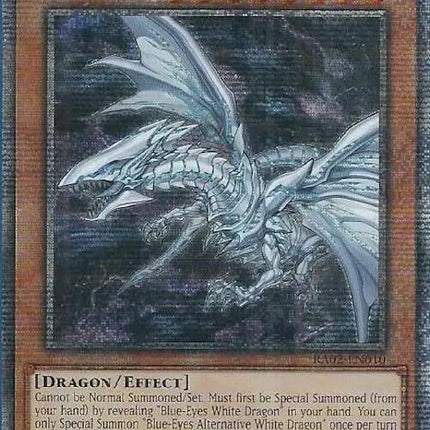 Blue-Eyes Alternative White Dragon (Quarter Century Secret Rare) [RA02-EN010] Quarter Century Secret Rare