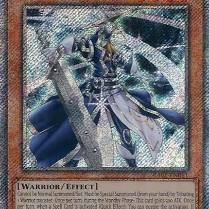 Silent Swordsman (Platinum Secret Rare) [RA02-EN011] Platinum Secret Rare