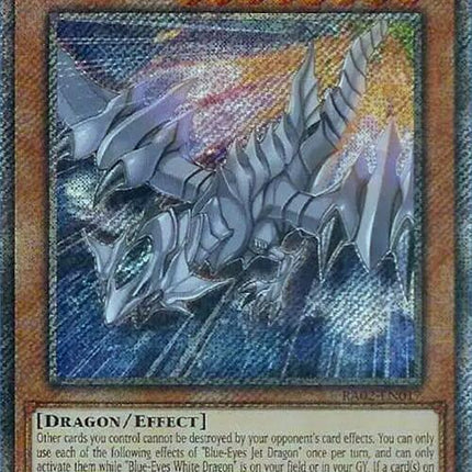 Blue-Eyes Jet Dragon (Platinum Secret Rare) [RA02-EN017] Platinum Secret Rare