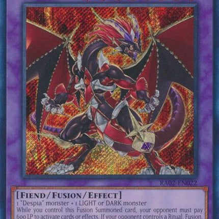 Masquerade the Blazing Dragon (Secret Rare) [RA02-EN022] Secret Rare