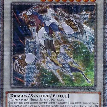 Crystal Wing Synchro Dragon (Platinum Secret Rare) [RA02-EN029] Platinum Secret Rare