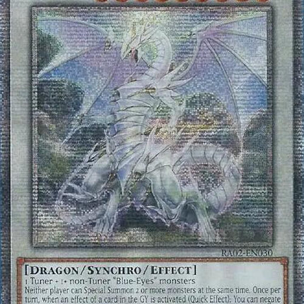 Blue-Eyes Spirit Dragon (Quarter Century Secret Rare) [RA02-EN030] Quarter Century Secret Rare