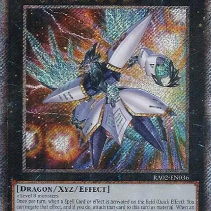 Number 38: Hope Harbinger Dragon Titanic Galaxy (Platinum Secret Rare) [RA02-EN036] Platinum Secret Rare