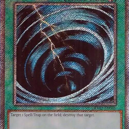 Mystical Space Typhoon (Platinum Secret Rare) [RA02-EN048] Platinum Secret Rare