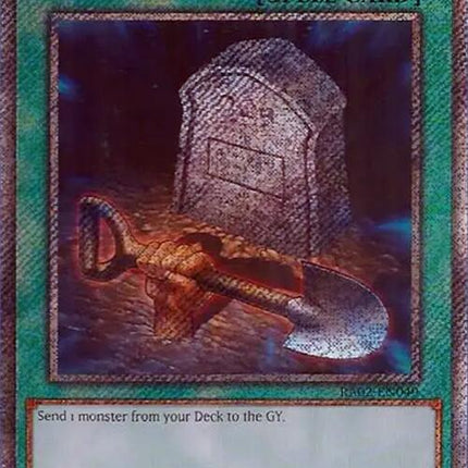 Foolish Burial (Platinum Secret Rare) [RA02-EN049] Platinum Secret Rare