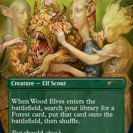 Wood Elves (Borderless) [Secret Lair Drop Series]