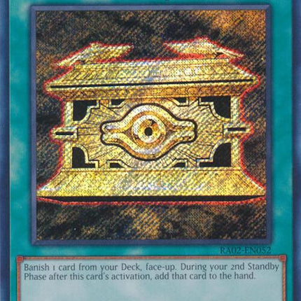 Gold Sarcophagus (Secret Rare) [RA02-EN052] Secret Rare