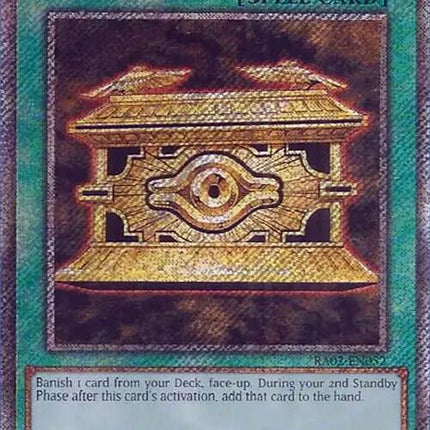 Gold Sarcophagus (Platinum Secret Rare) [RA02-EN052] Platinum Secret Rare