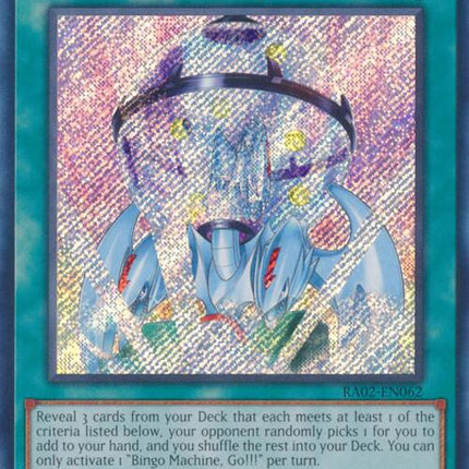 Bingo Machine, Go!!! (Secret Rare) [RA02-EN062] Secret Rare