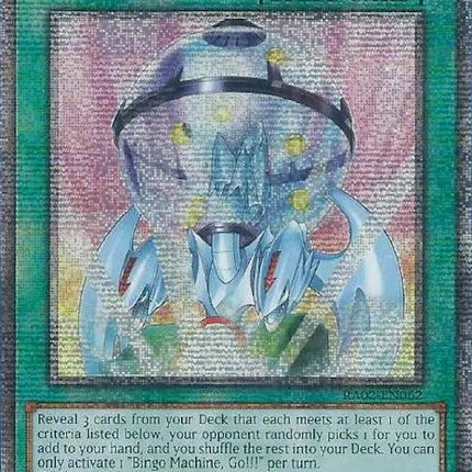 Bingo Machine, Go!!! (Quarter Century Secret Rare) [RA02-EN062] Quarter Century Secret Rare
