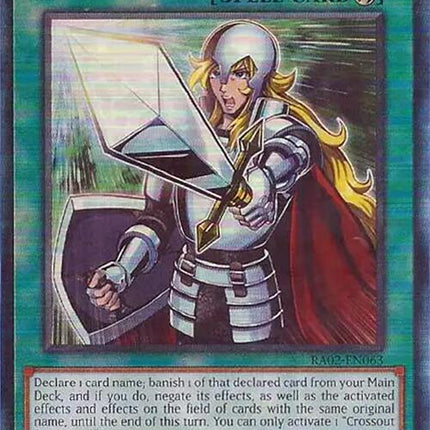 Crossout Designator (PUR) [RA02-EN063] Prismatic Ultimate Rare