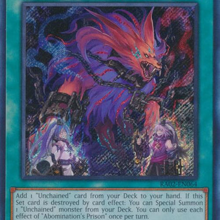 Abomination's Prison (Secret Rare) [RA02-EN064] Secret Rare