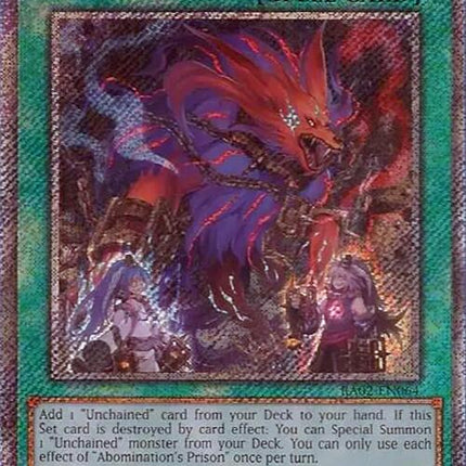 Abomination's Prison (Platinum Secret Rare) [RA02-EN064] Platinum Secret Rare
