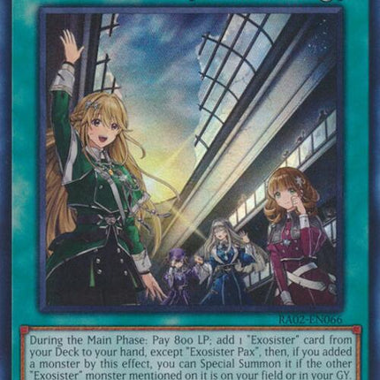 Exosister Pax [RA02-EN066] Super Rare