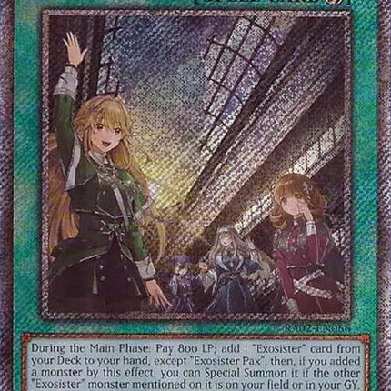 Exosister Pax (Platinum Secret Rare) [RA02-EN066] Platinum Secret Rare