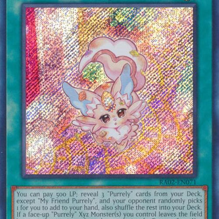 My Friend Purrely (Secret Rare) [RA02-EN071] Secret Rare