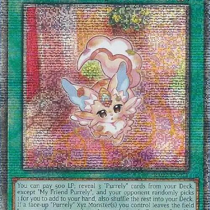 My Friend Purrely (Quarter Century Secret Rare) [RA02-EN071] Quarter Century Secret Rare