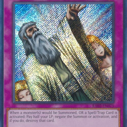 Solemn Judgment (Secret Rare) [RA02-EN075] Secret Rare