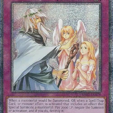 Solemn Warning (Quarter Century Secret Rare) [RA02-EN078] Quarter Century Secret Rare