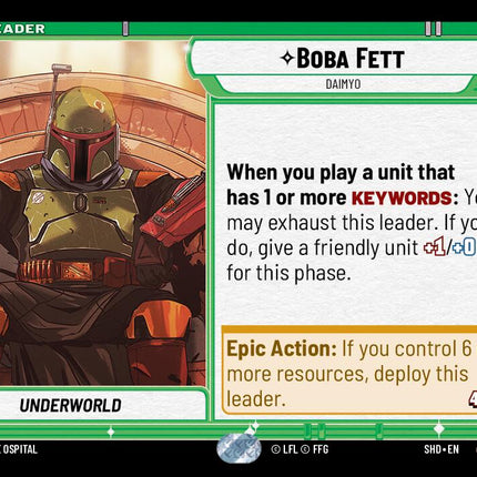 Boba Fett - Daimyo (008/262) (008/262) [Shadows of the Galaxy]