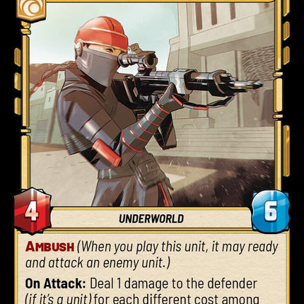 Fennec Shand - Loyal Sharpshooter (220/262) (220/262) [Shadows of the Galaxy]
